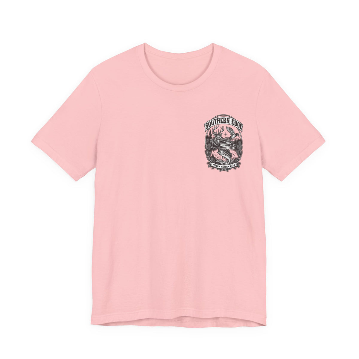 Southern Born Fishing Skull Tee — Vintage Angler Short Sleeve Shirt
