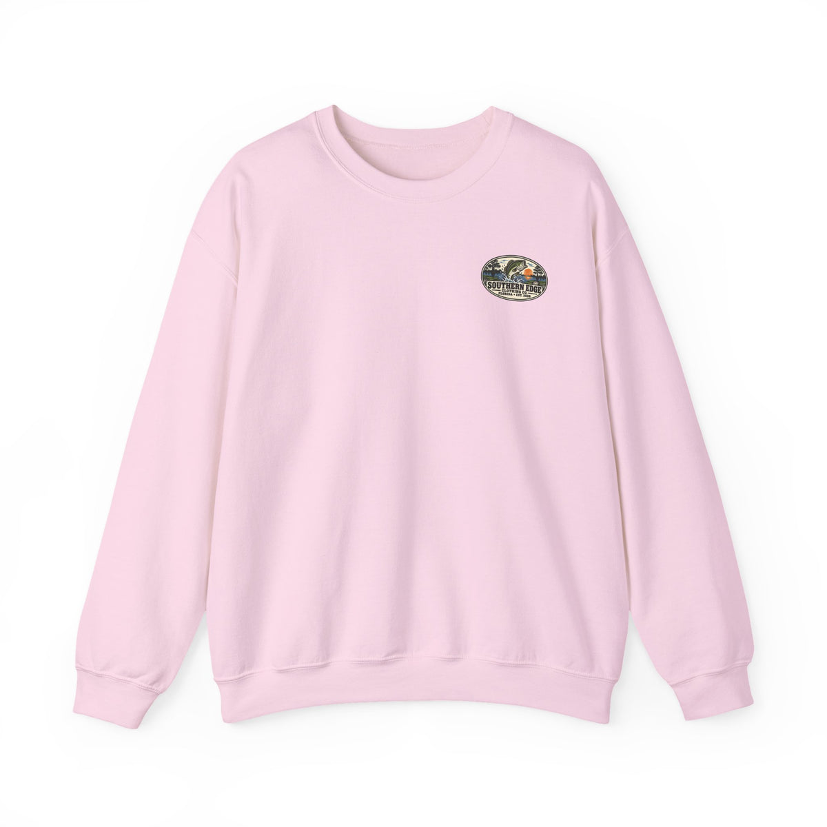 Vintage-Inspired Nature Badge Crewneck Sweatshirt
