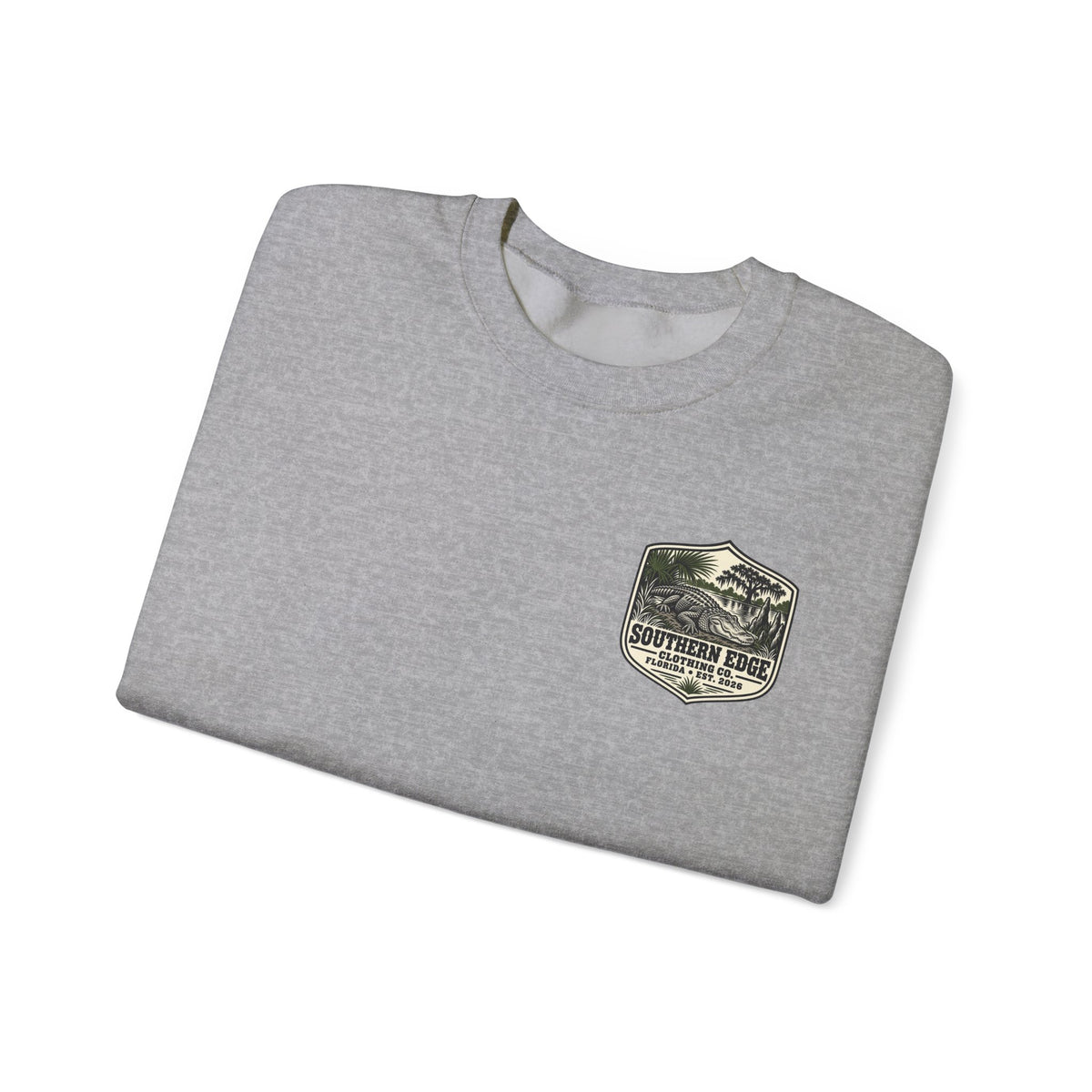 Rustic Mountain Cabin Crewneck Sweatshirt