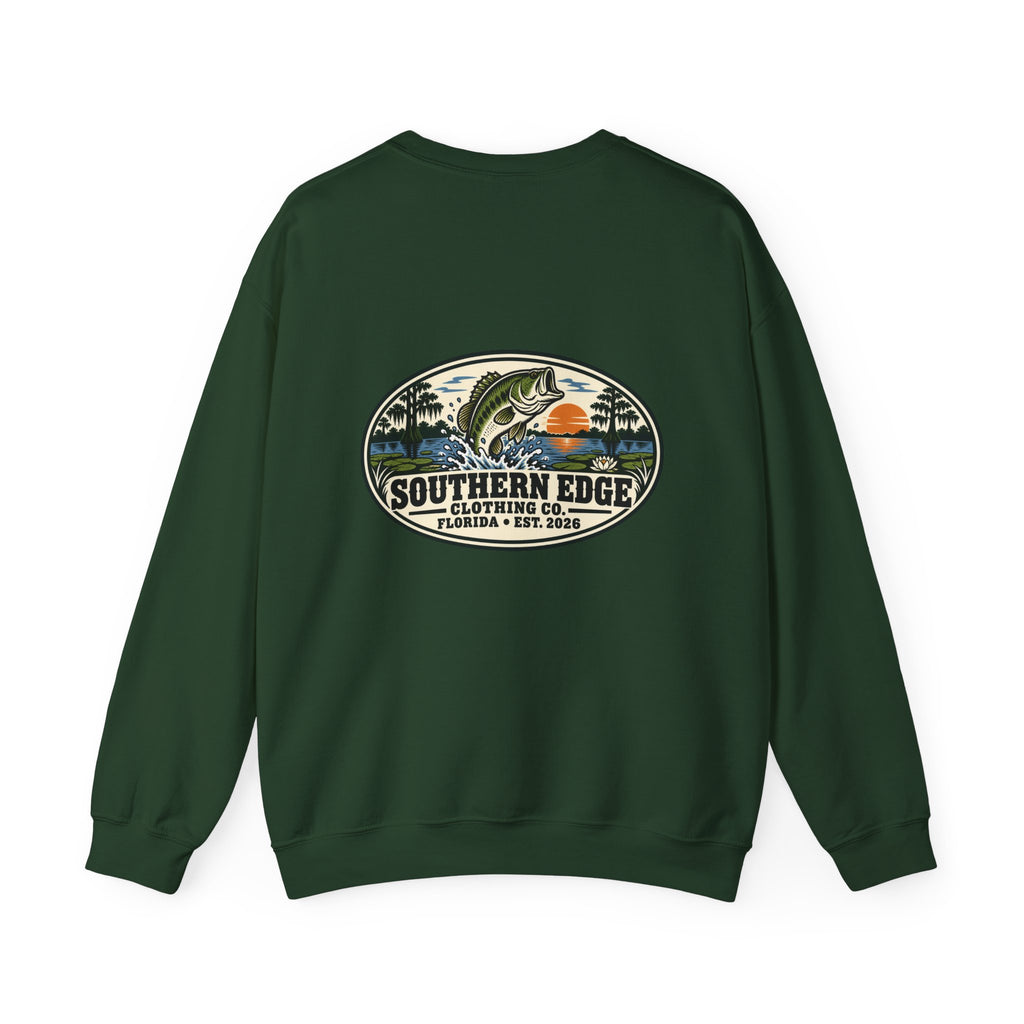 Vintage-Inspired Nature Badge Crewneck Sweatshirt