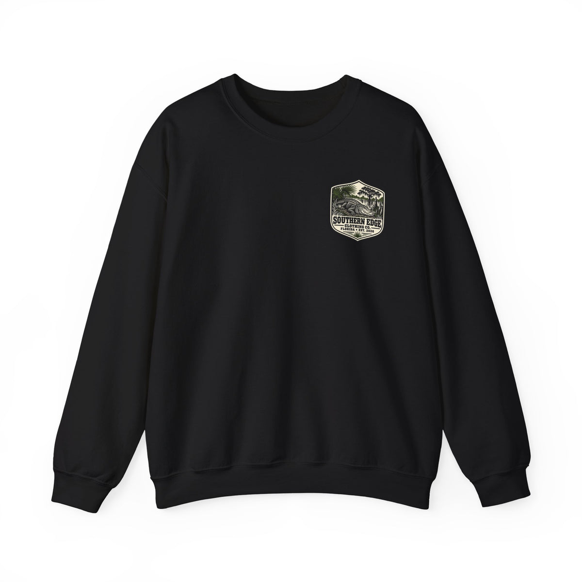 Rustic Mountain Cabin Crewneck Sweatshirt