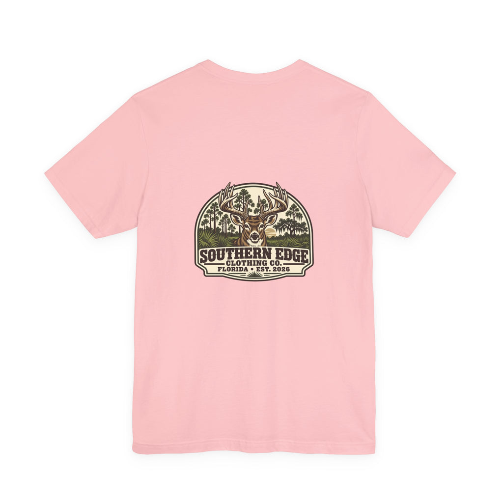 Vintage Southern Cabin Tee - Small Chest Graphic