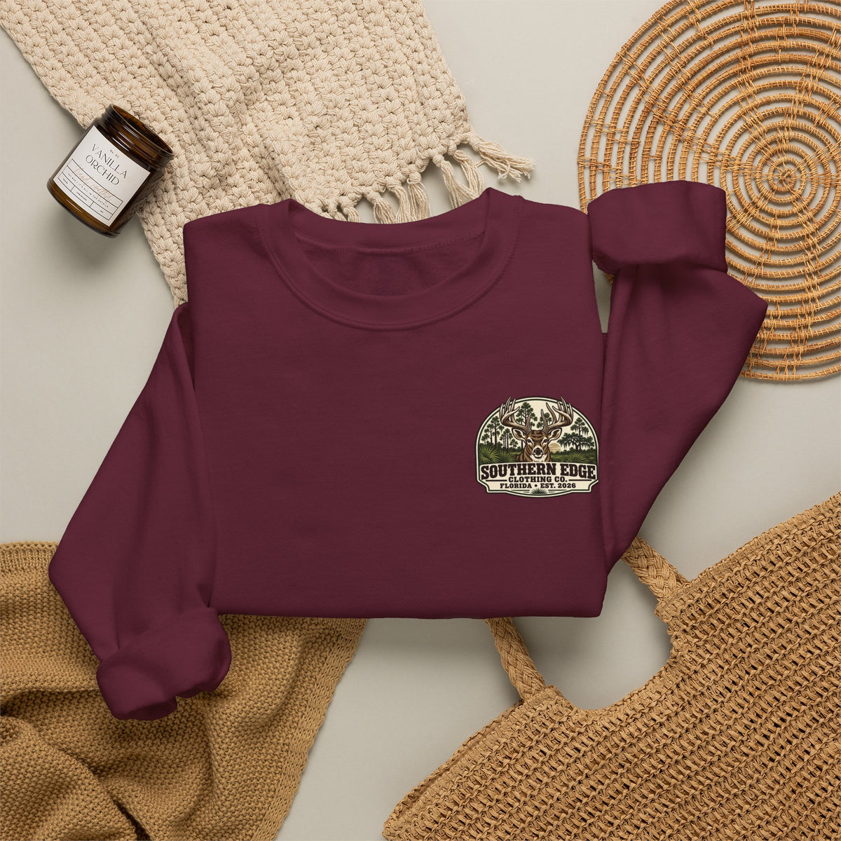 Southern Edge Clothing Co. Deer Hunting Crewneck Sweatshirt