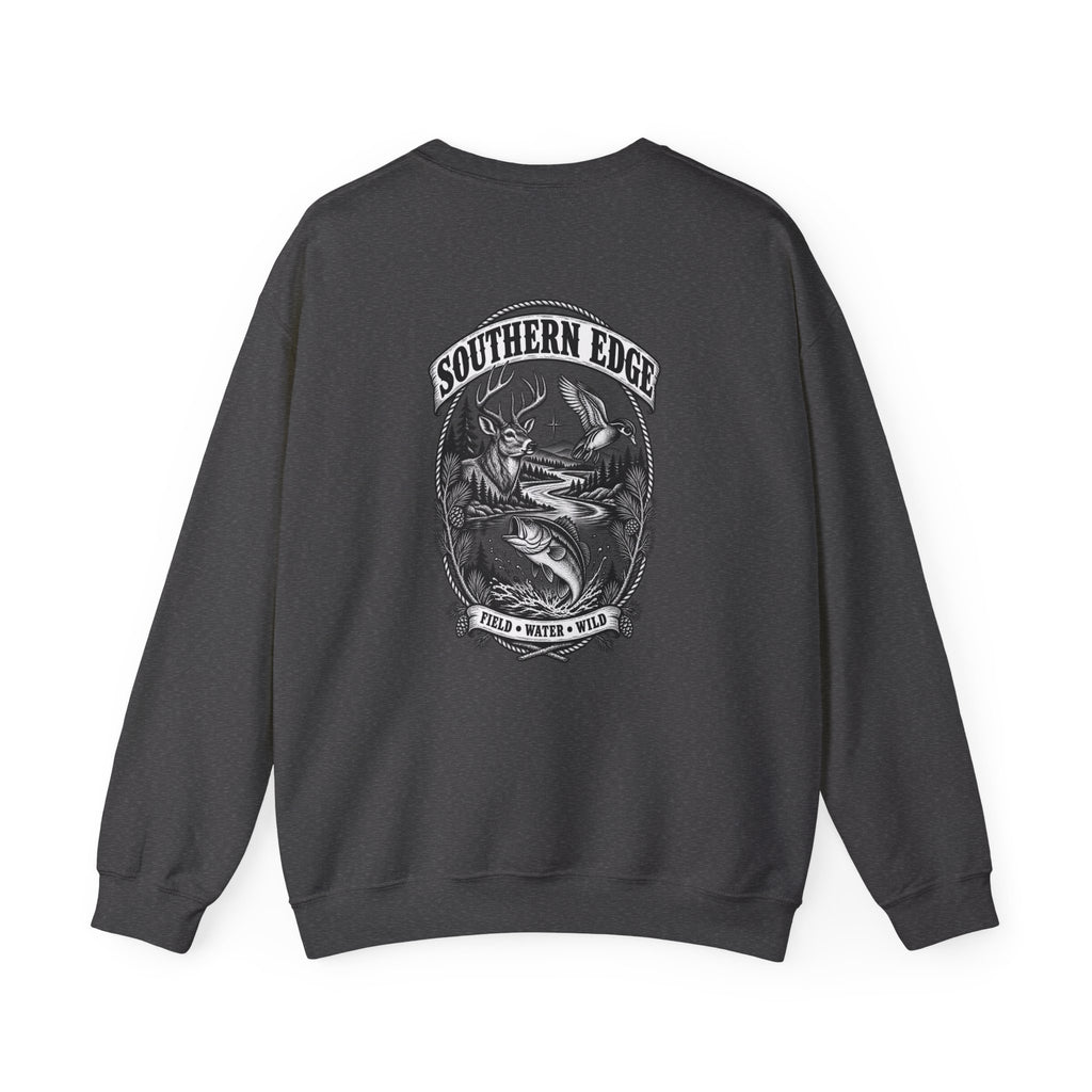 Mountain Life Crewneck Sweatshirt — Vintage Outdoors Graphic