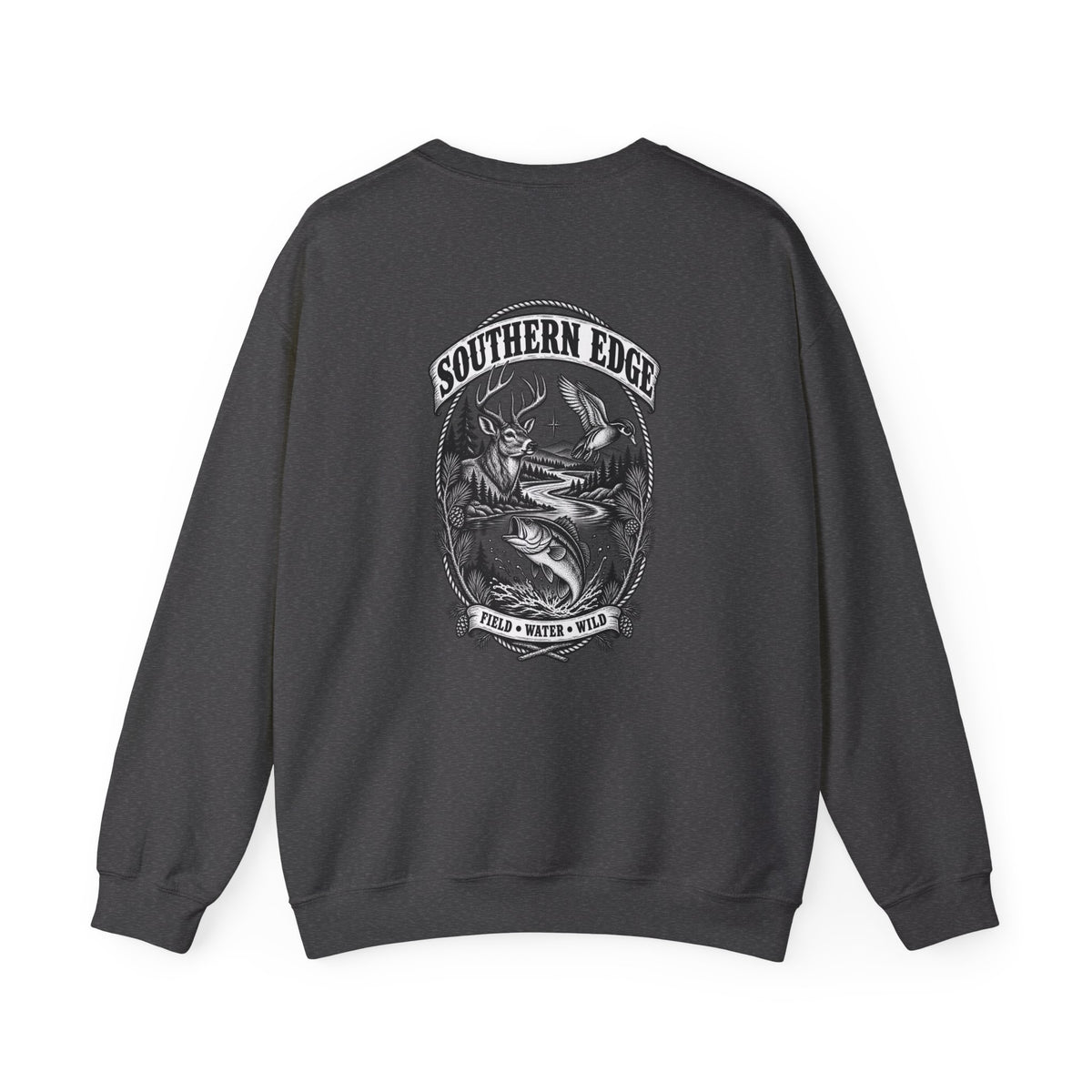 Mountain Life Crewneck Sweatshirt — Vintage Outdoors Graphic
