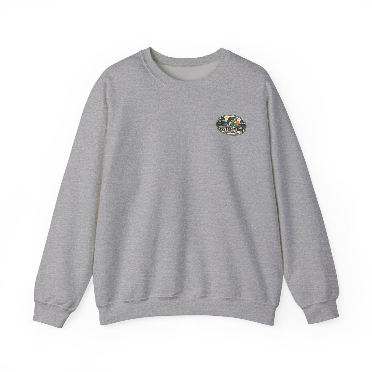 Vintage-Inspired Nature Badge Crewneck Sweatshirt