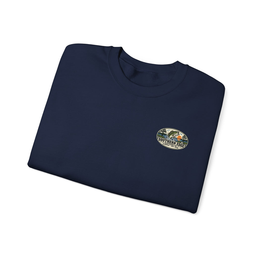 Vintage-Inspired Nature Badge Crewneck Sweatshirt