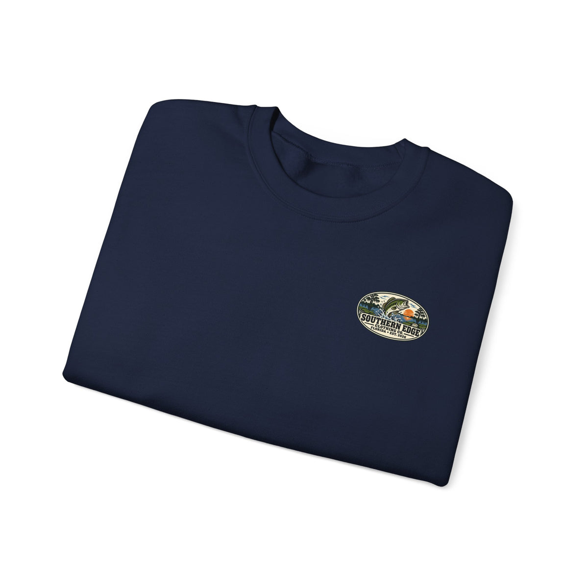 Vintage-Inspired Nature Badge Crewneck Sweatshirt