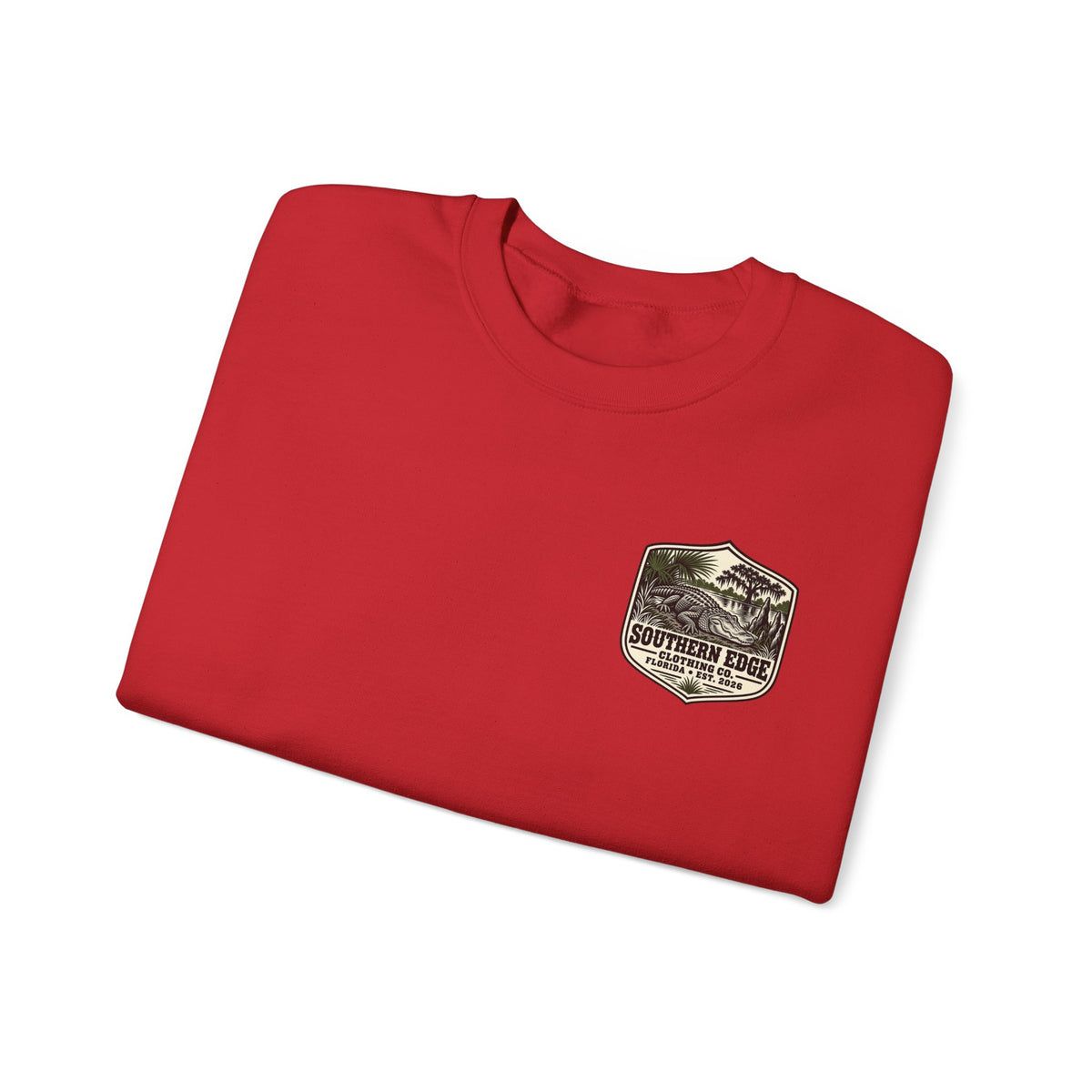 Rustic Mountain Cabin Crewneck Sweatshirt