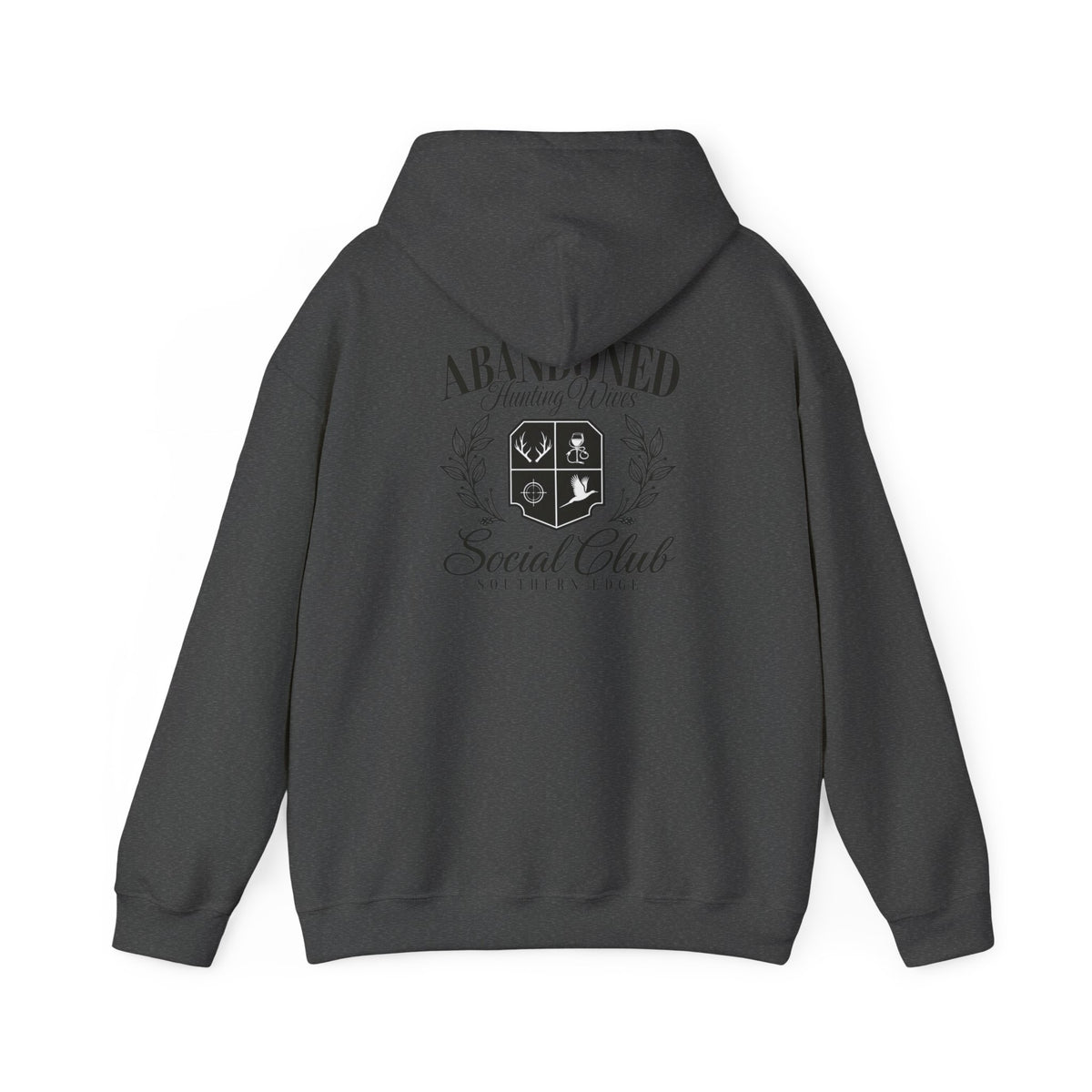 Hoodie — 'Loved & Lost' Memorial Crest Hooded Sweatshirt