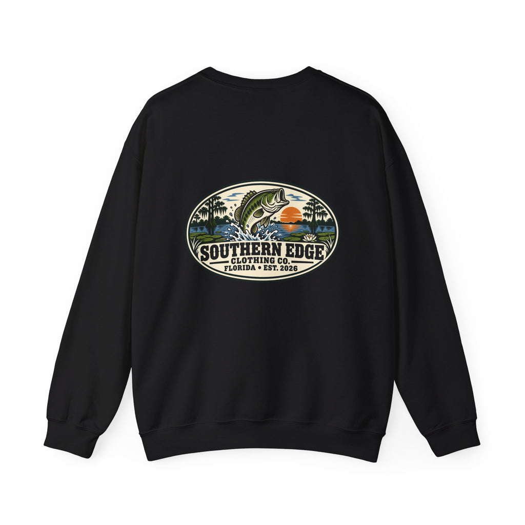 Vintage-Inspired Nature Badge Crewneck Sweatshirt