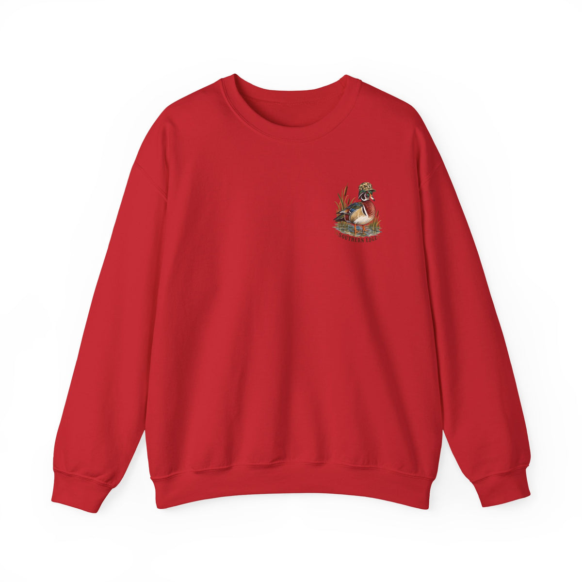 Duck Hunting Crewneck Sweatshirt - Vintage Mallard Design