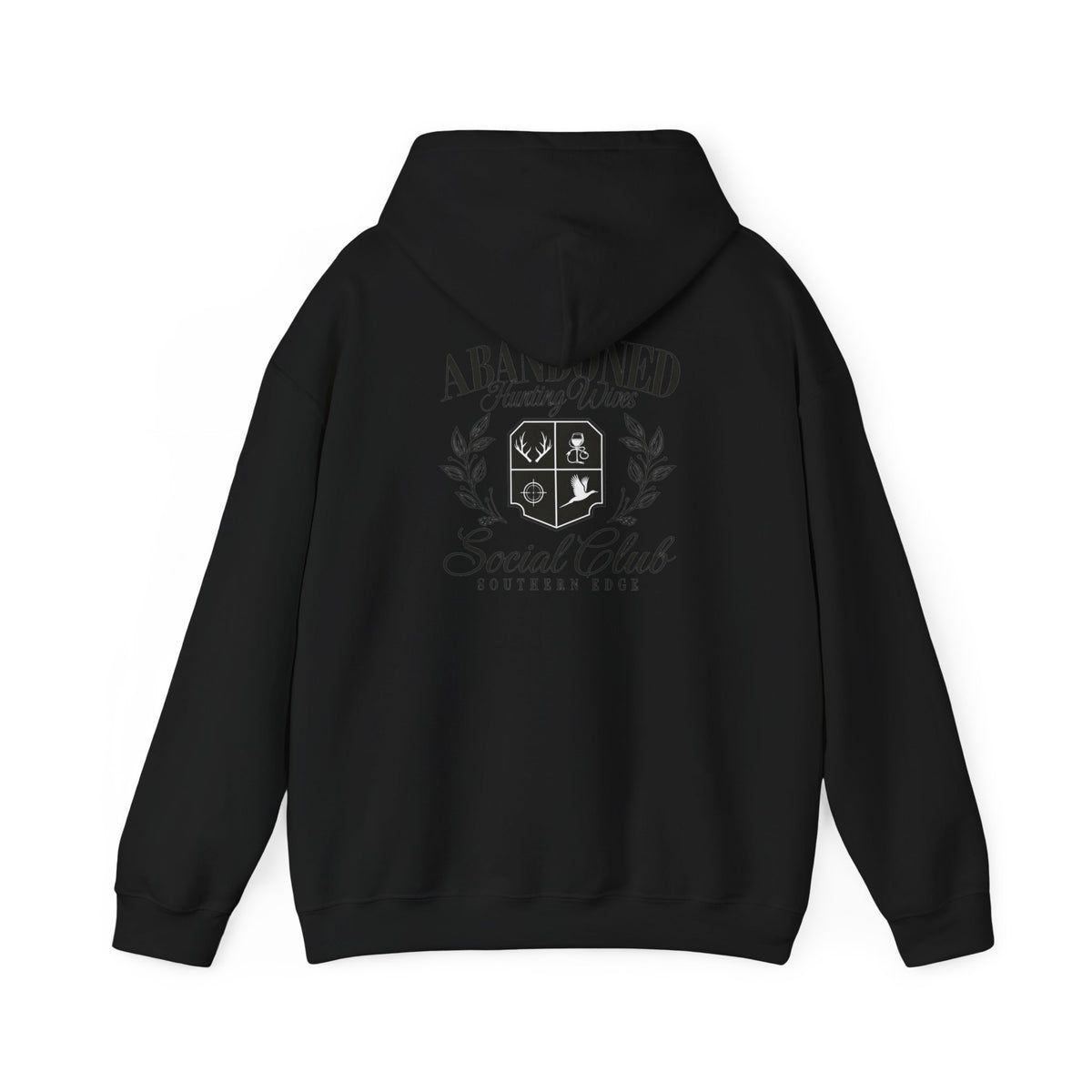 Hoodie — 'Loved & Lost' Memorial Crest Hooded Sweatshirt