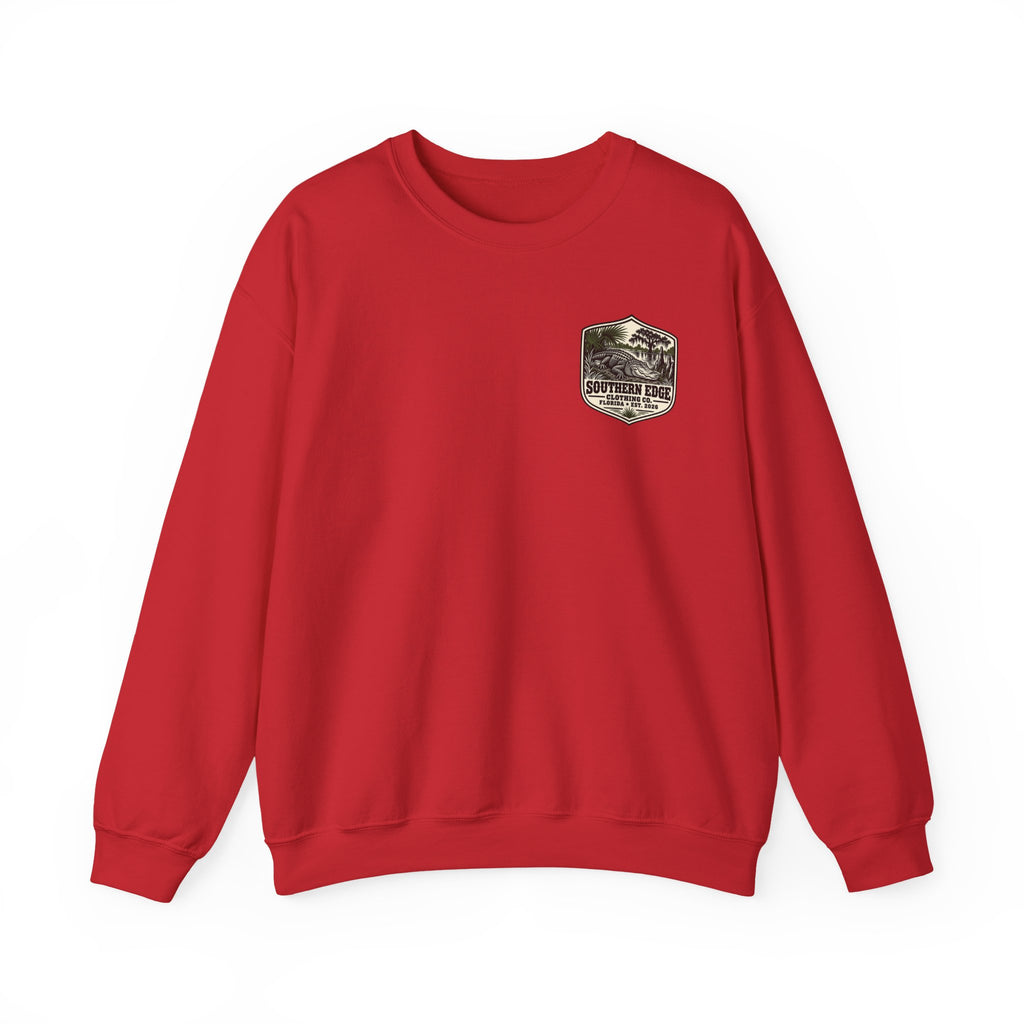 Rustic Mountain Cabin Crewneck Sweatshirt