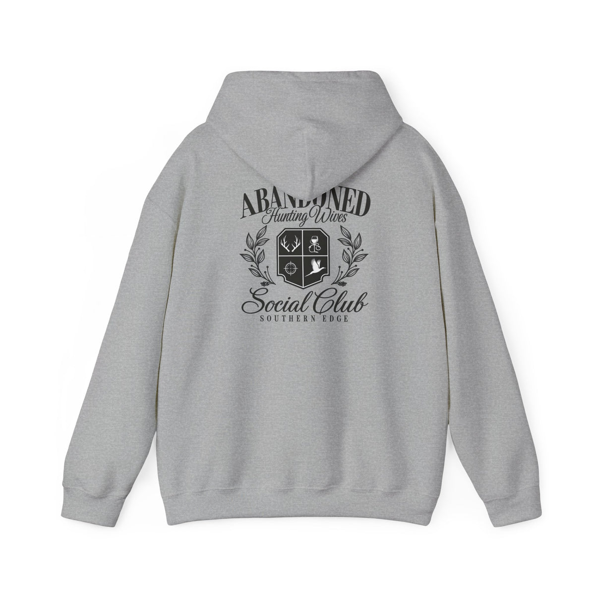Hoodie — 'Loved & Lost' Memorial Crest Hooded Sweatshirt