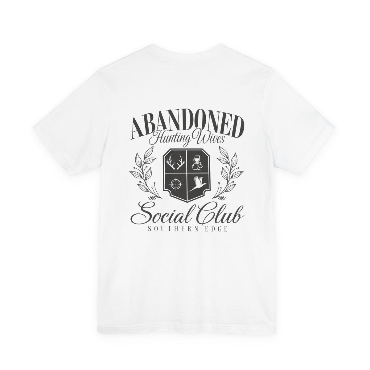 Abandoned Carnival Chest Tee — Vintage Haunted Theme Pocket T‑Shirt