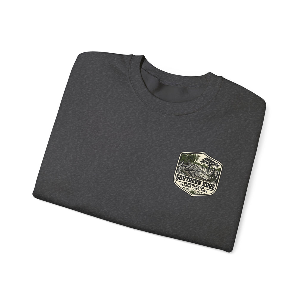 Rustic Mountain Cabin Crewneck Sweatshirt