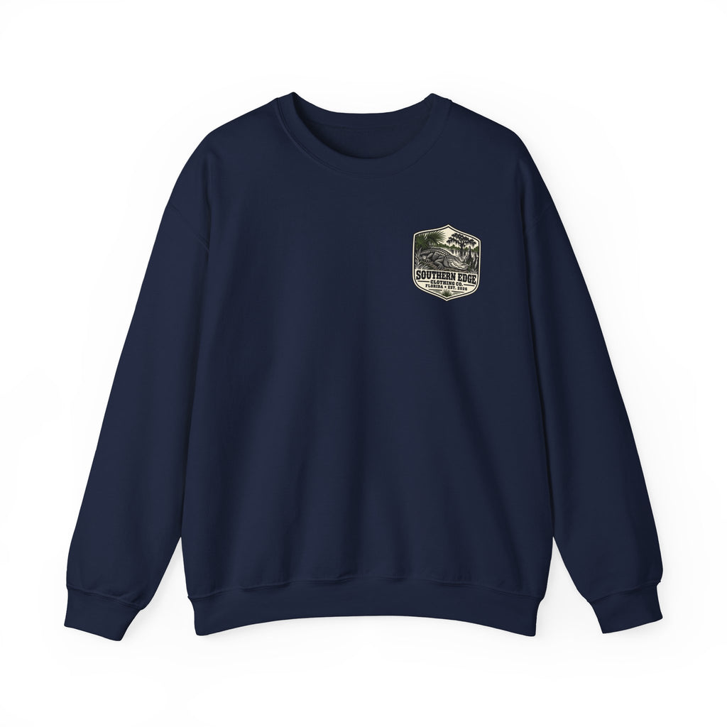 Rustic Mountain Cabin Crewneck Sweatshirt
