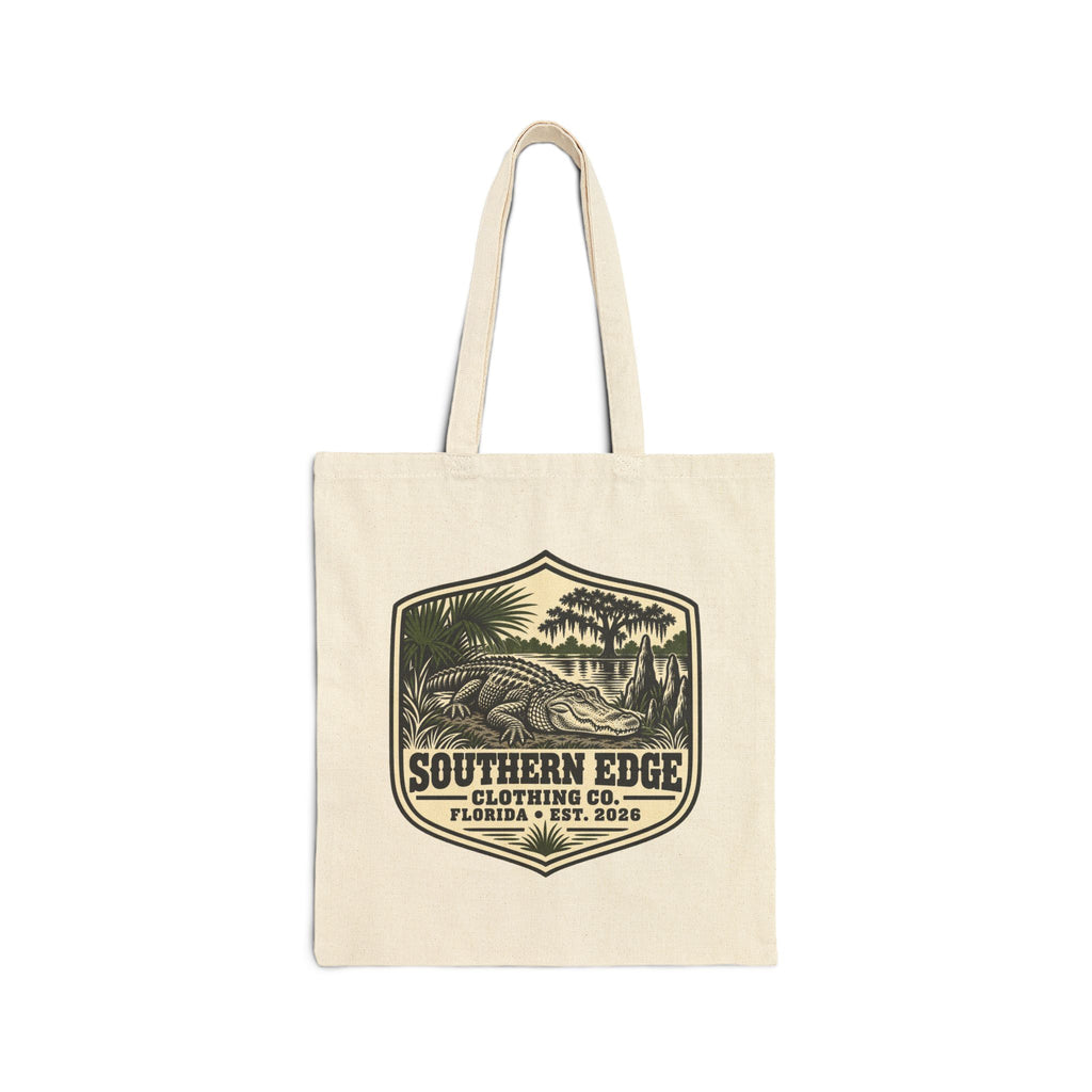 Vintage Mountain Cabin Tote