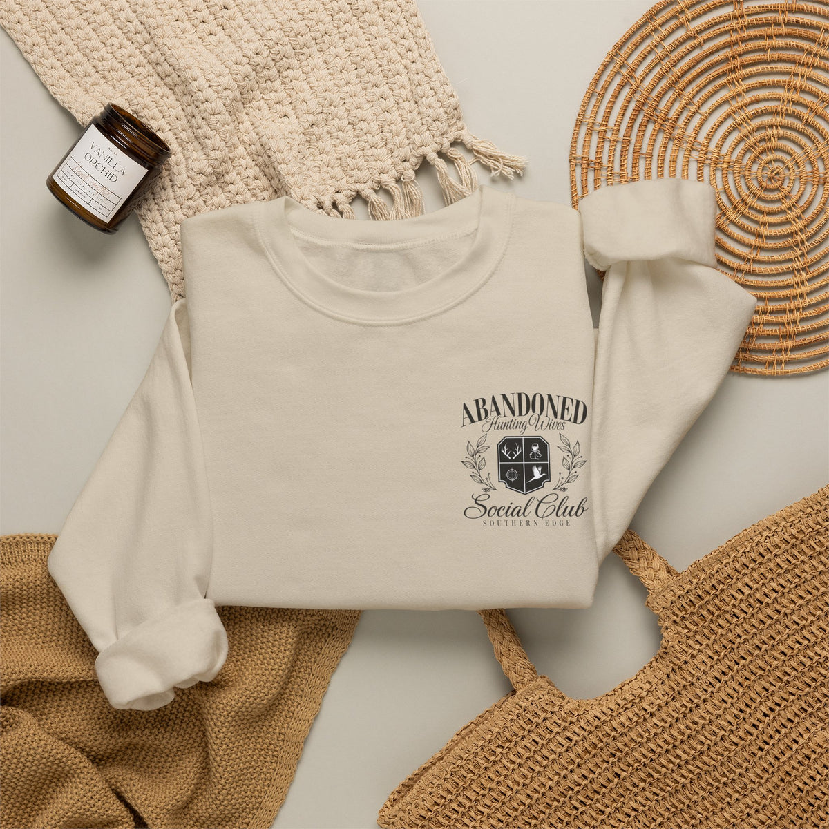 Crewneck Sweatshirt — Abandoned Street Club Vintage Logo