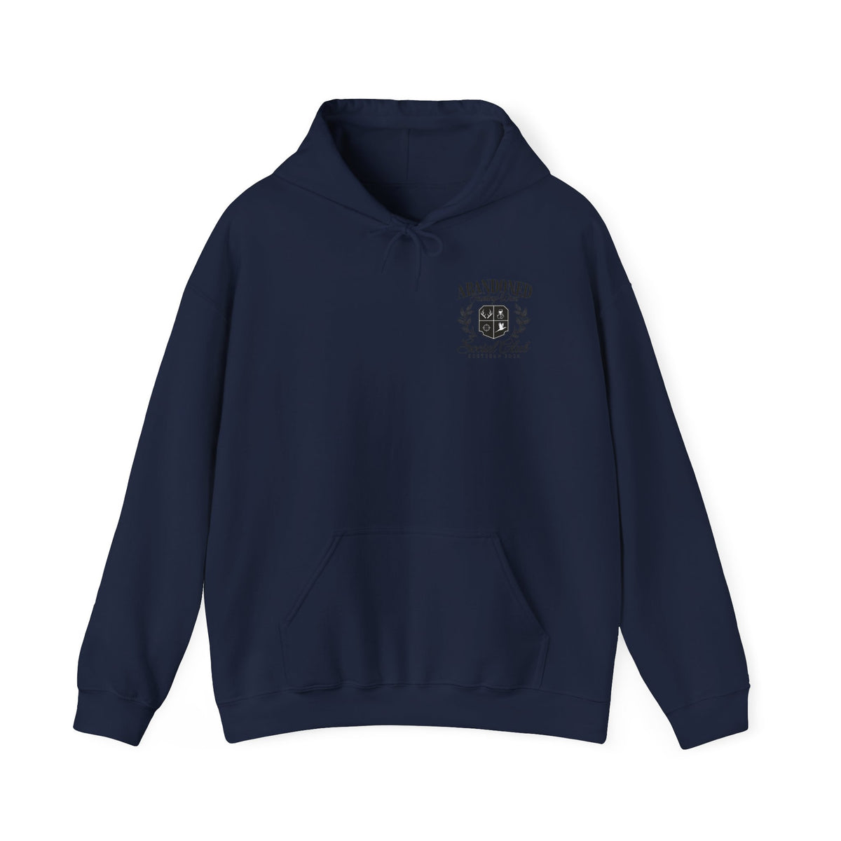 Hoodie — 'Loved & Lost' Memorial Crest Hooded Sweatshirt