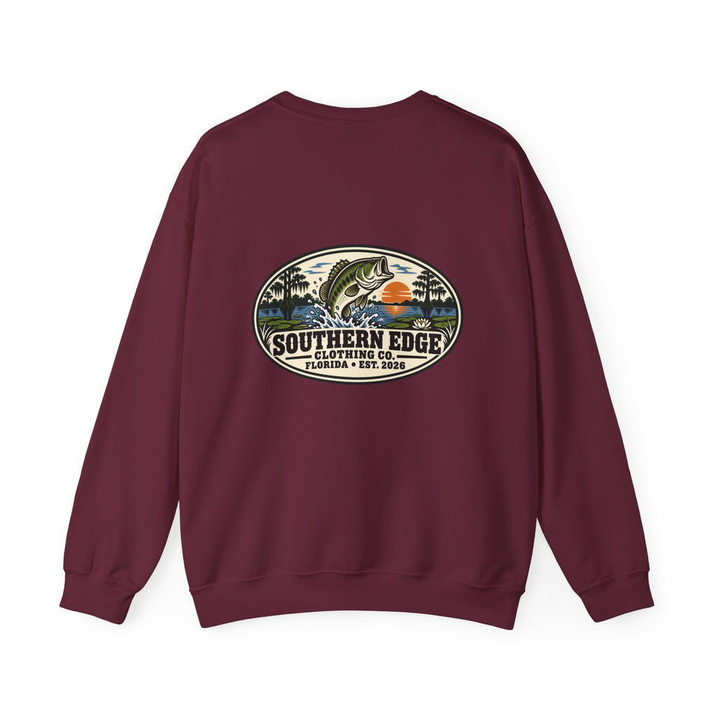Vintage-Inspired Nature Badge Crewneck Sweatshirt