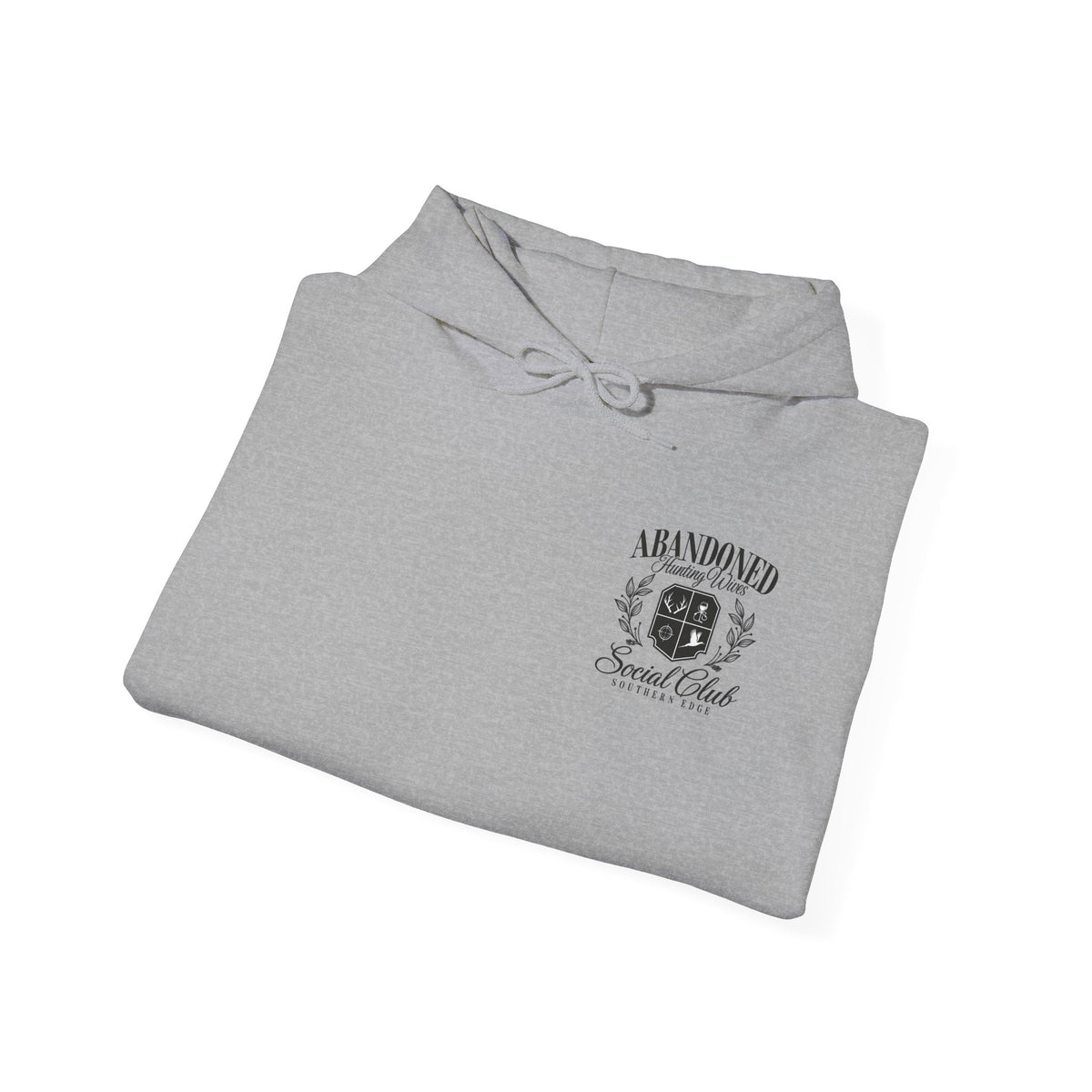 Hoodie — 'Loved & Lost' Memorial Crest Hooded Sweatshirt