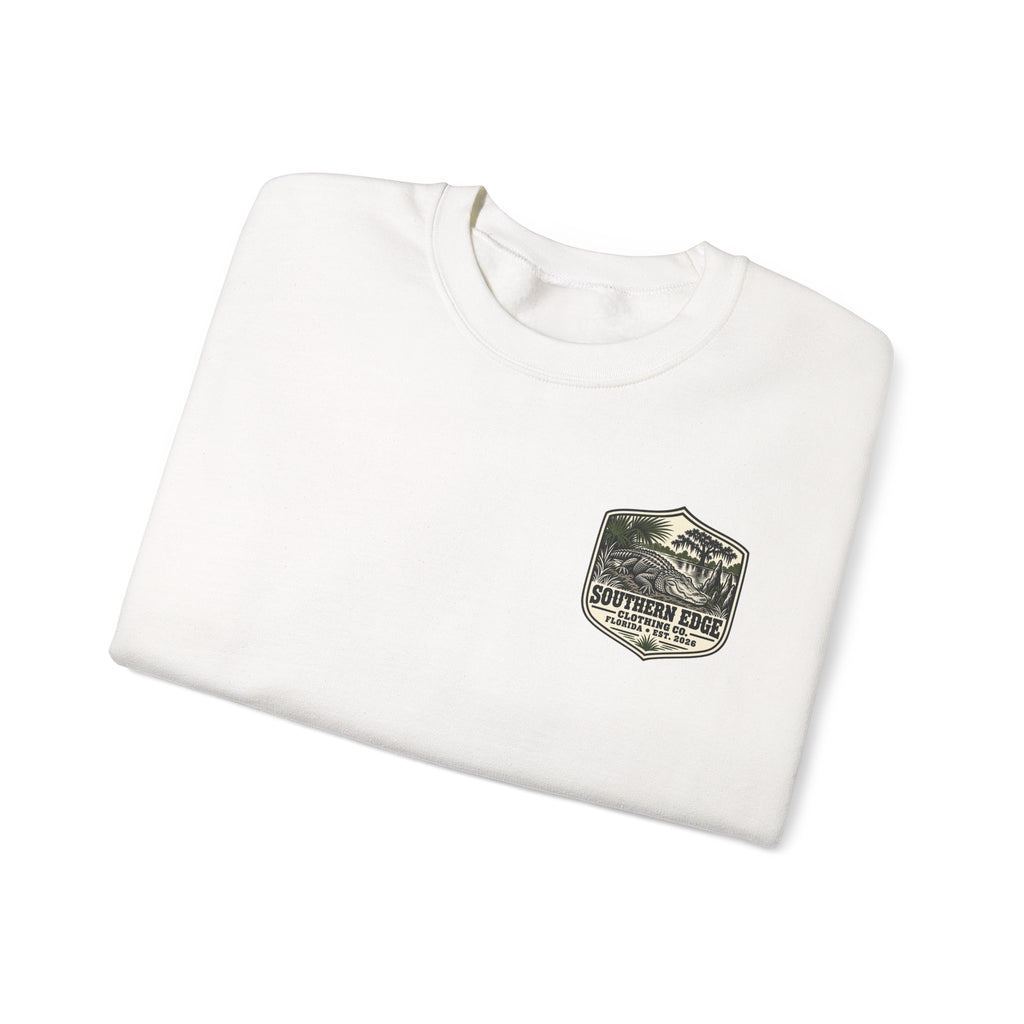 Rustic Mountain Cabin Crewneck Sweatshirt