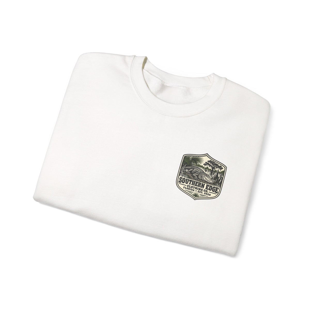Rustic Mountain Cabin Crewneck Sweatshirt
