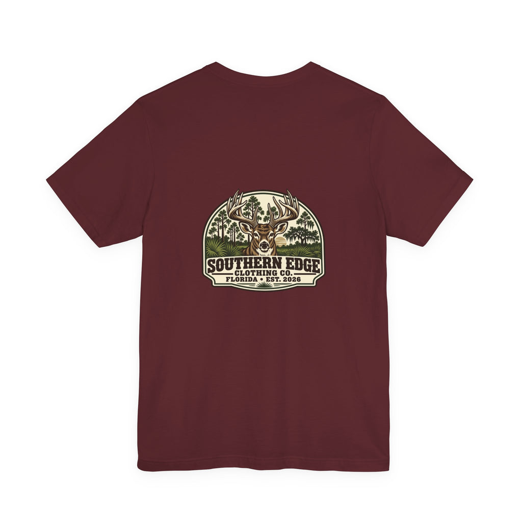 Vintage Southern Cabin Tee - Small Chest Graphic