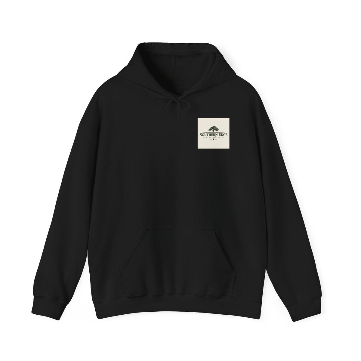 Southern Ridge Logo Hoodie — Minimal Vintage Crest Pullover