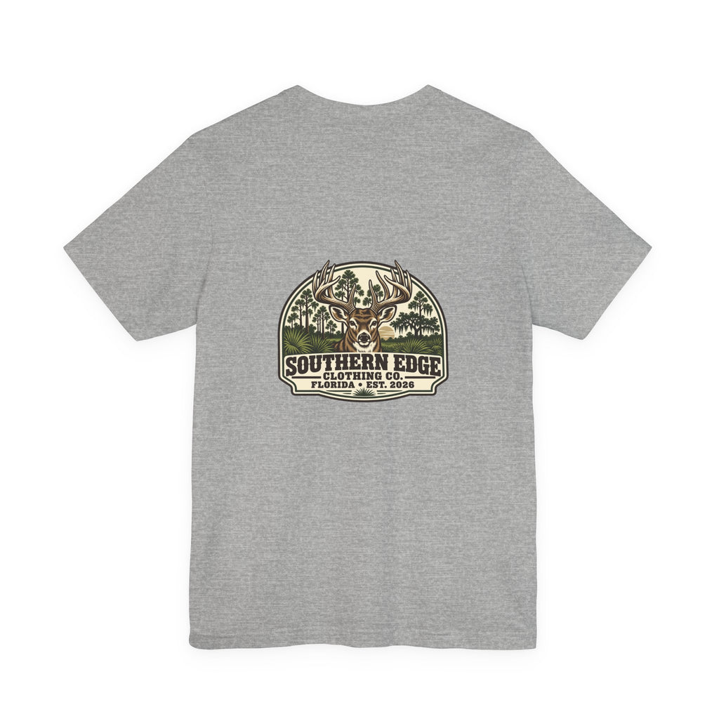 Vintage Southern Cabin Tee - Small Chest Graphic