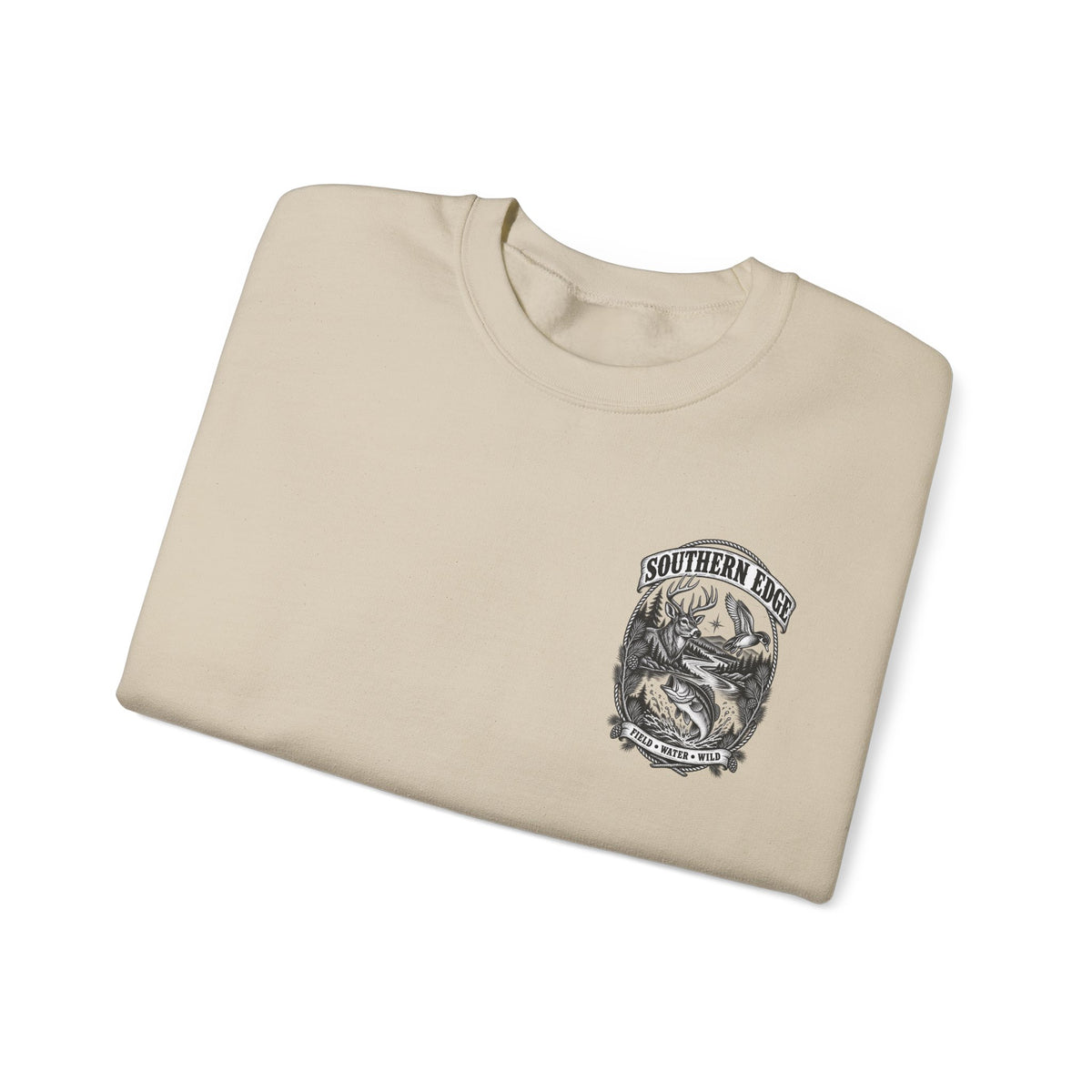 Mountain Life Crewneck Sweatshirt — Vintage Outdoors Graphic