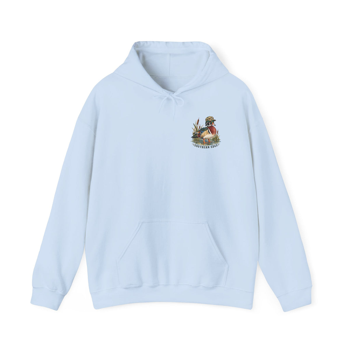 Hoodie — Vintage Cabin Campfire Graphic "Home Away"