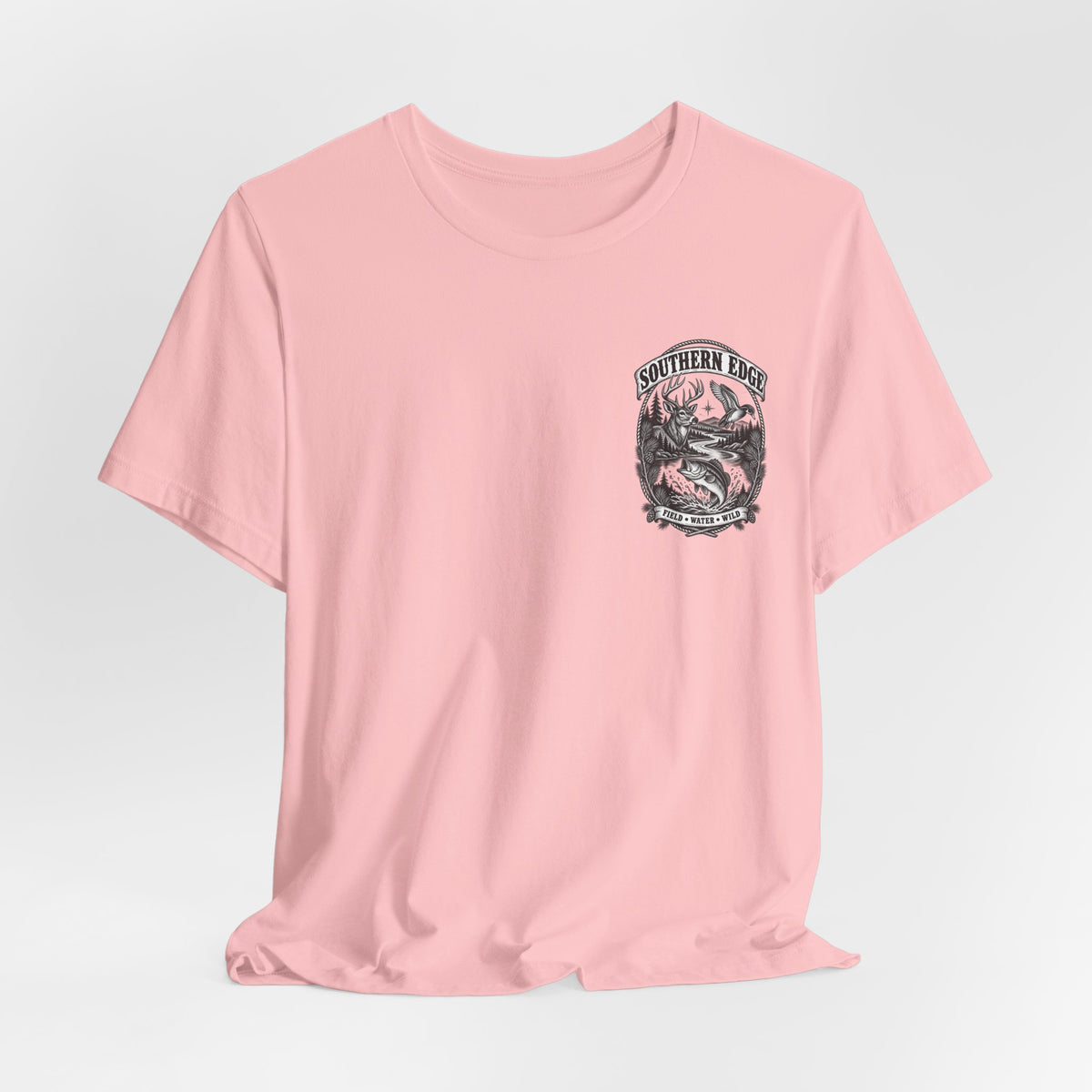 Southern Born Fishing Skull Tee — Vintage Angler Short Sleeve Shirt