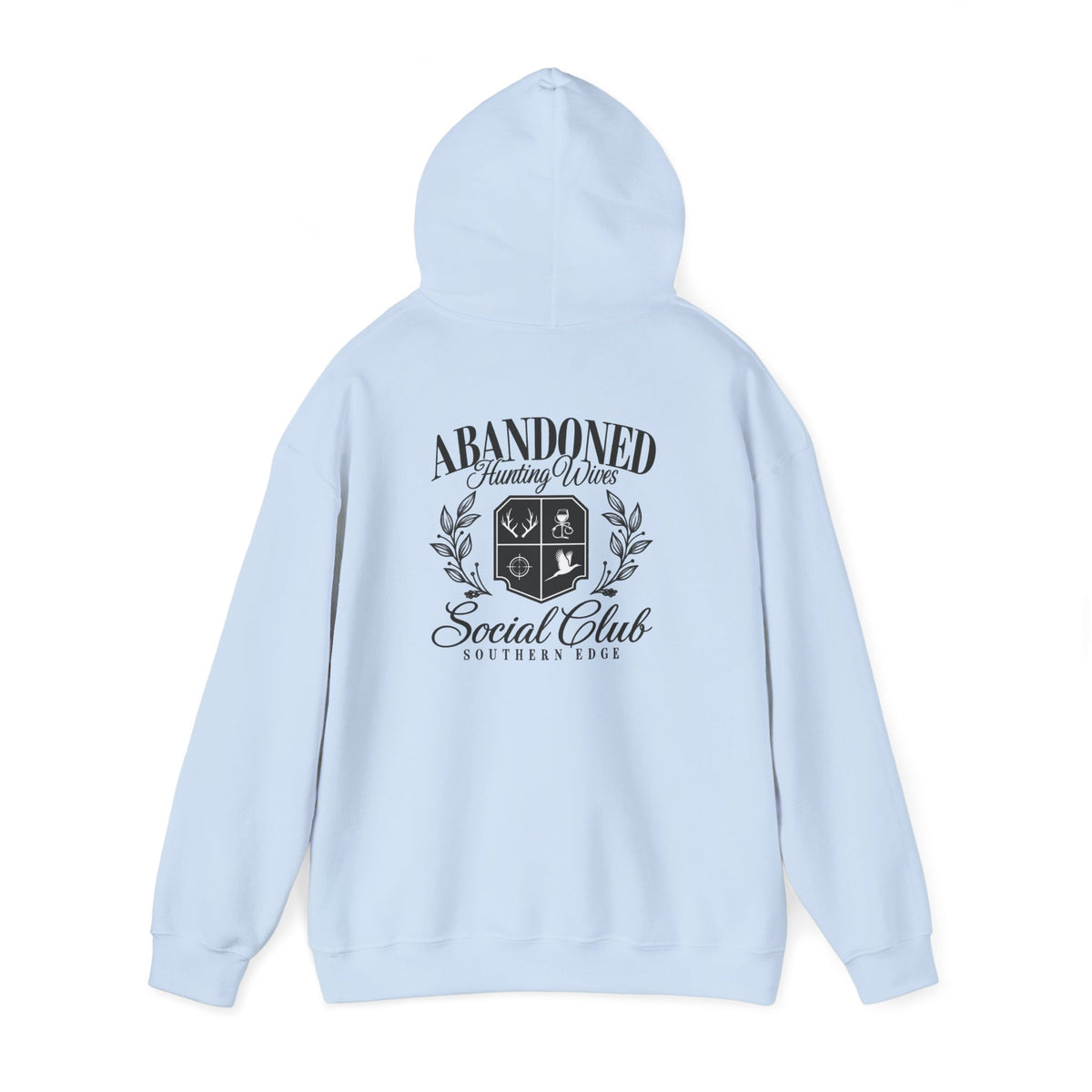 Hoodie — 'Loved & Lost' Memorial Crest Hooded Sweatshirt