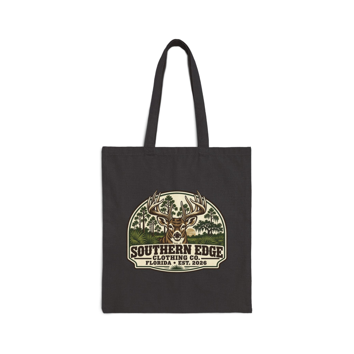 Vintage Camouflage Mini Patch Tote Bag - Cotton Canvas Everyday Carry