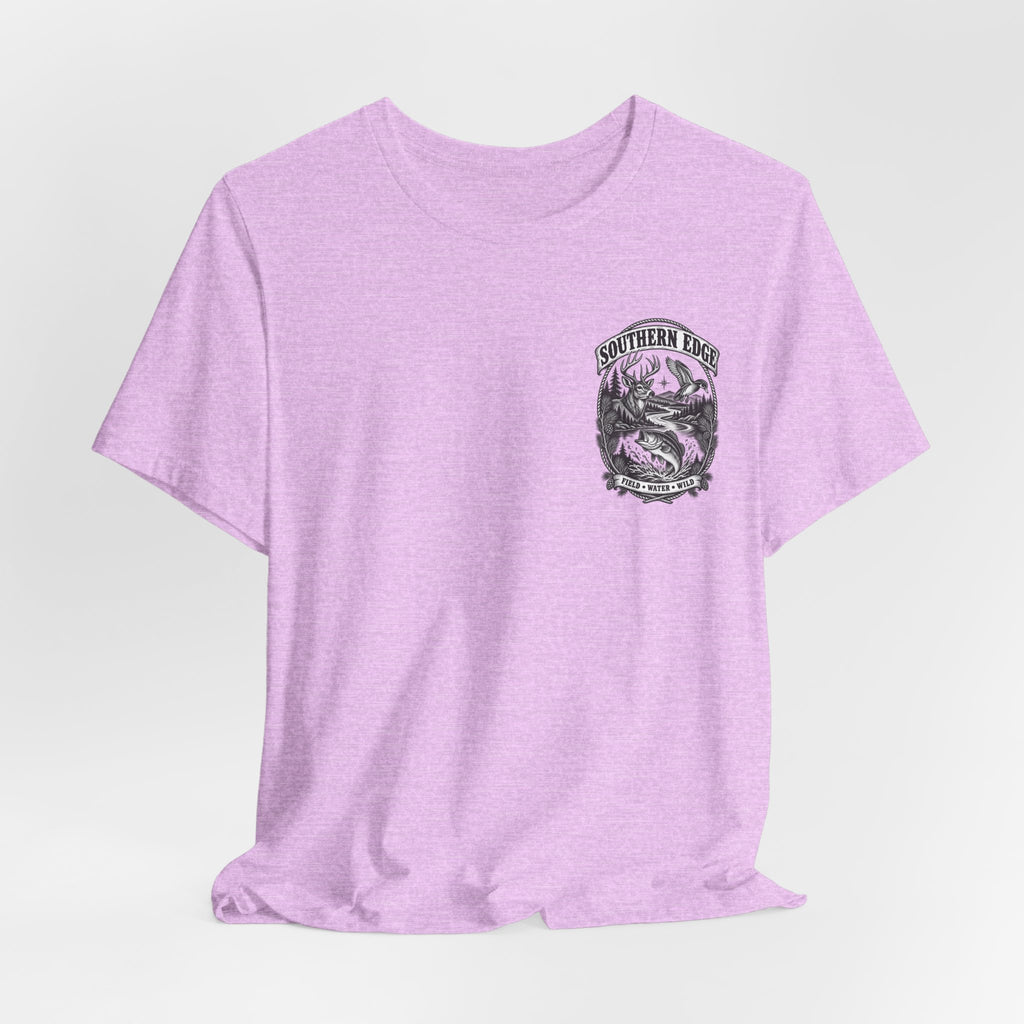 Southern Born Fishing Skull Tee — Vintage Angler Short Sleeve Shirt