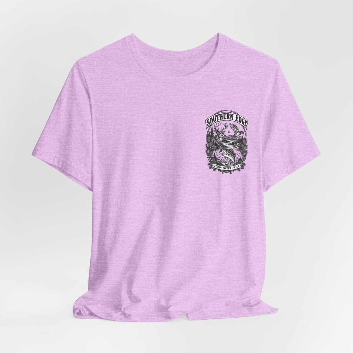 Southern Born Fishing Skull Tee — Vintage Angler Short Sleeve Shirt