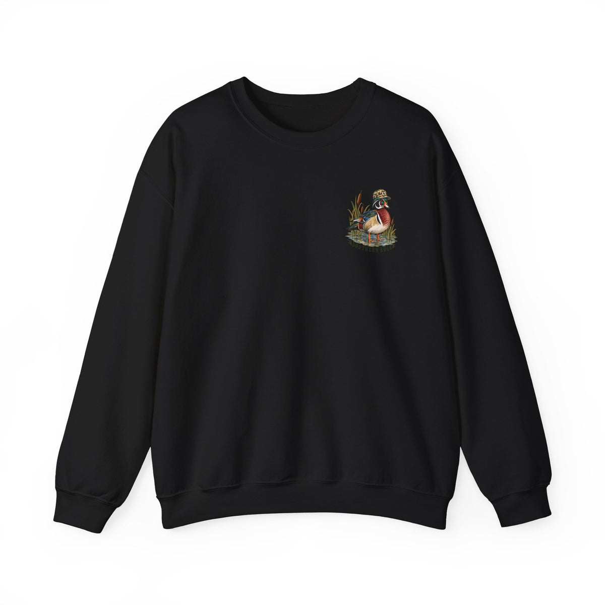 Duck Hunting Crewneck Sweatshirt - Vintage Mallard Design