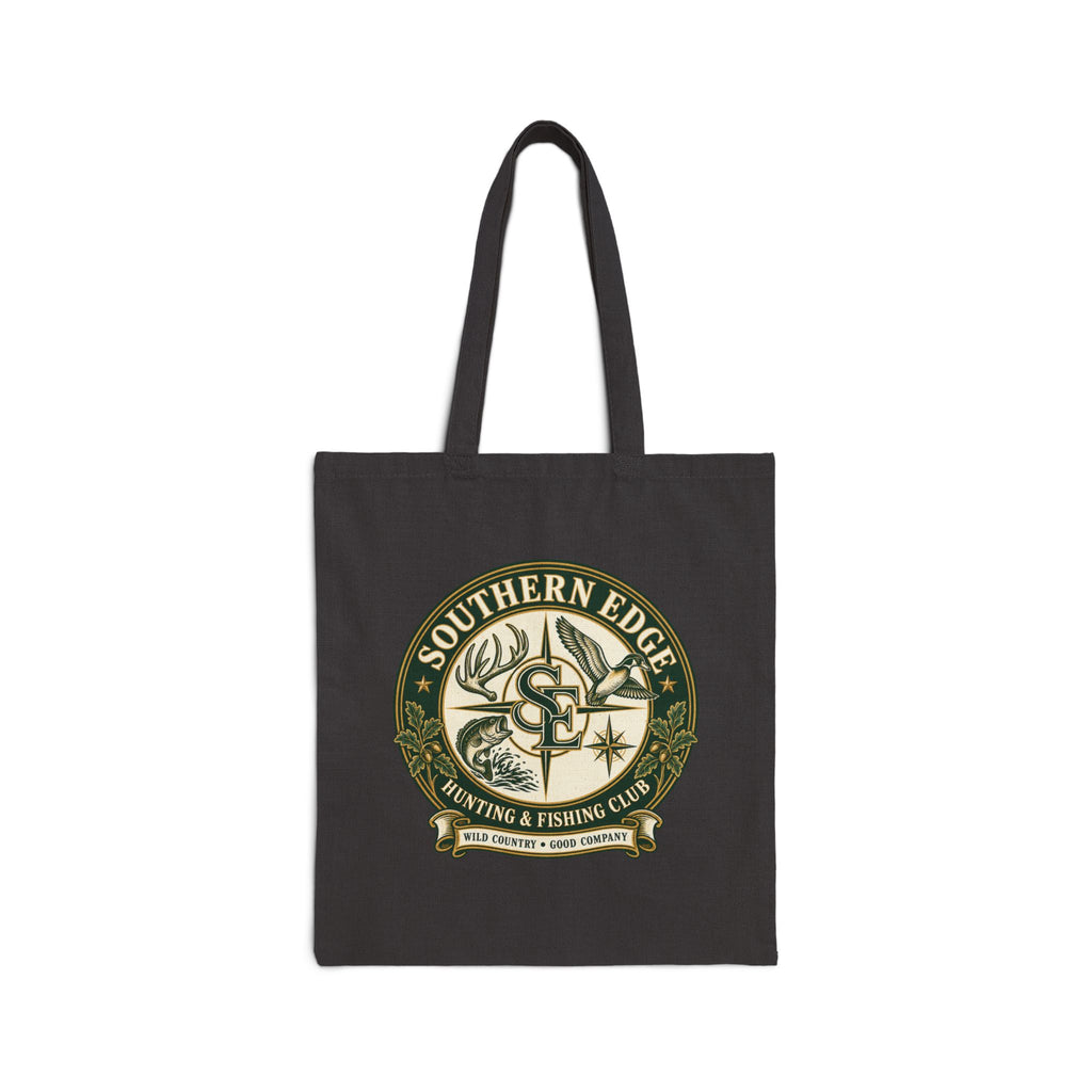 Vintage Forest Crest Tote Bag – Eco-Friendly Cotton Canvas