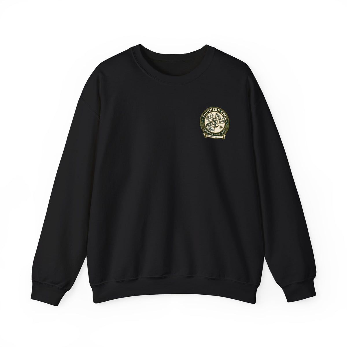 Hunting & Fishing Crewneck Sweatshirt — Southern Edge Club Logo