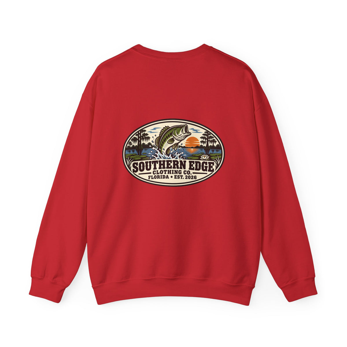 Vintage-Inspired Nature Badge Crewneck Sweatshirt