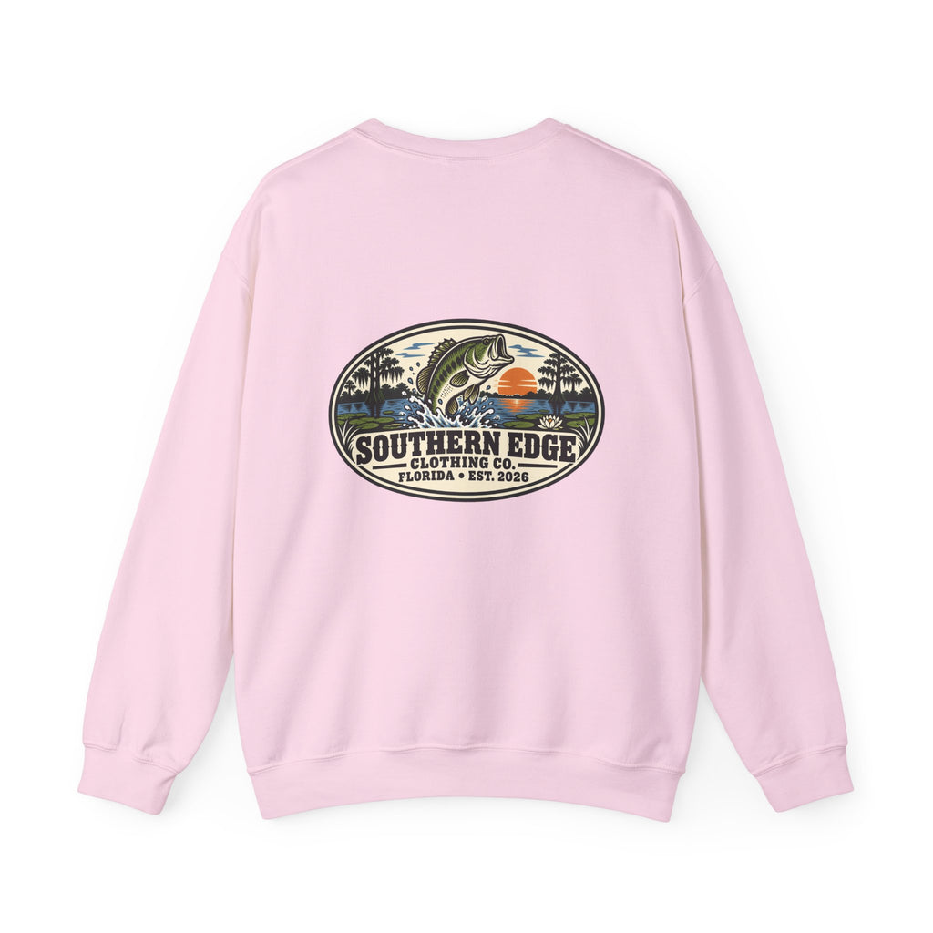 Vintage-Inspired Nature Badge Crewneck Sweatshirt