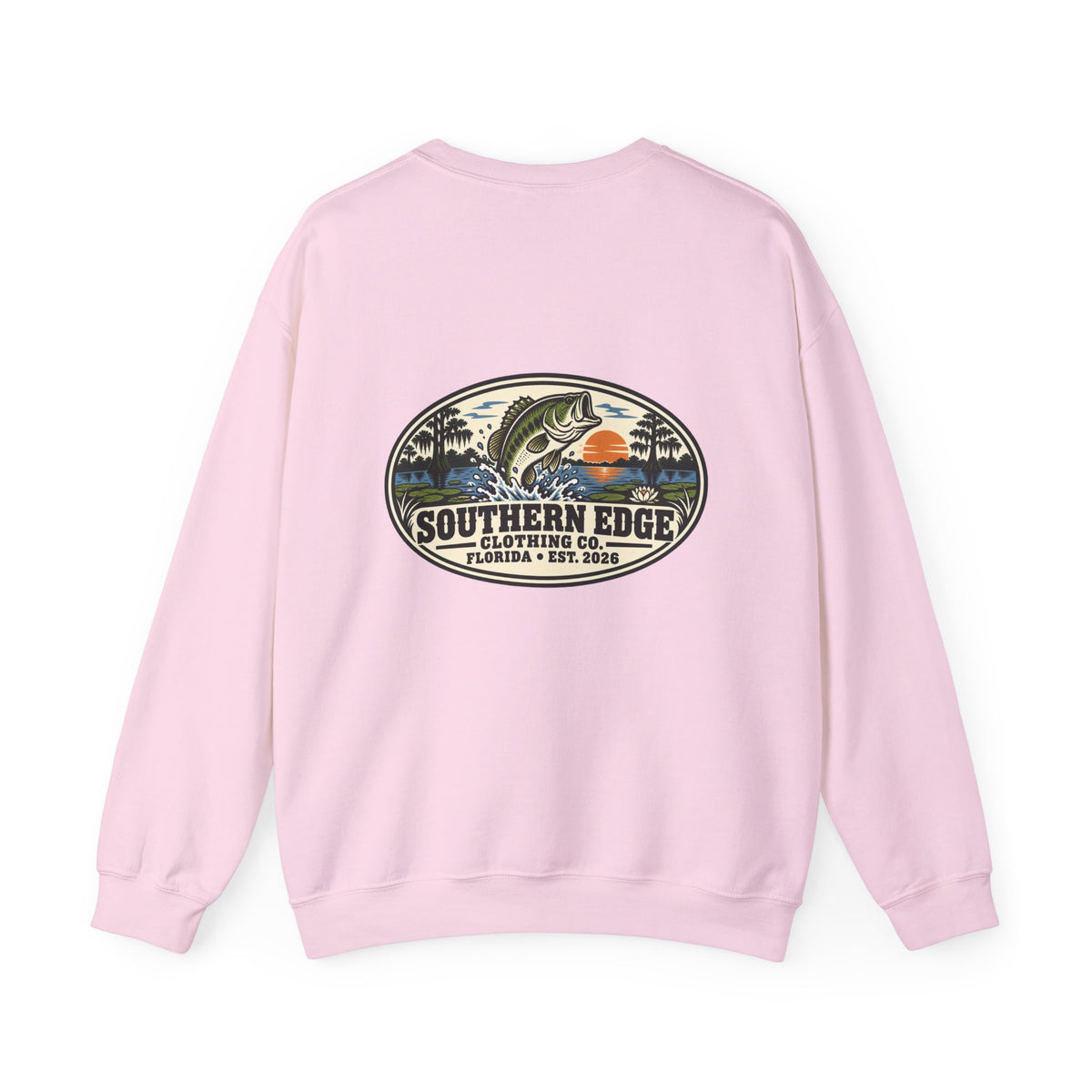 Vintage-Inspired Nature Badge Crewneck Sweatshirt