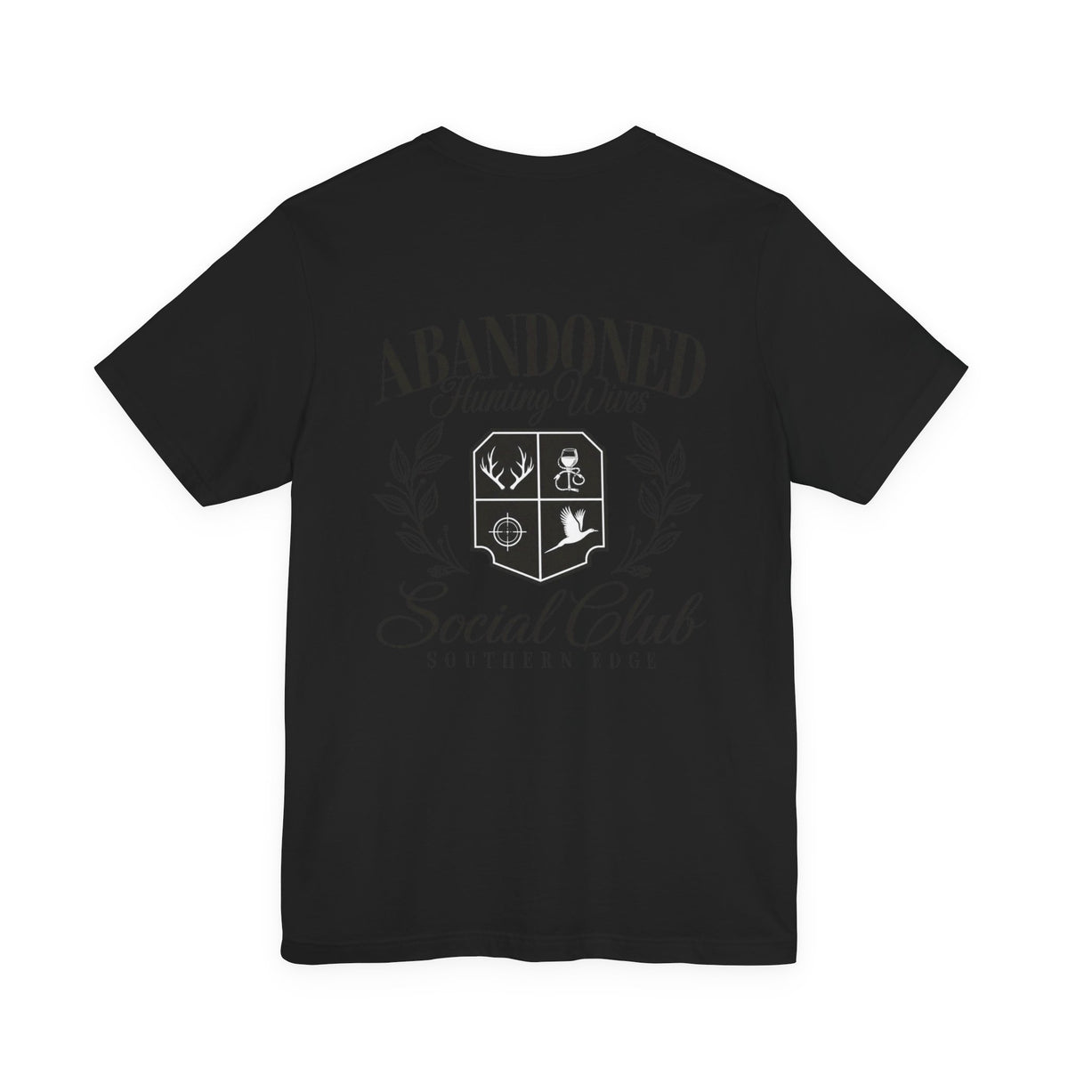 Abandoned Carnival Chest Tee — Vintage Haunted Theme Pocket T‑Shirt