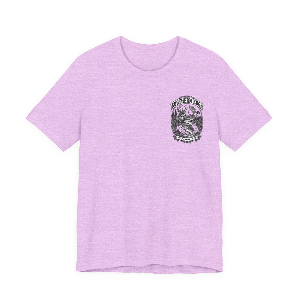 Southern Born Fishing Skull Tee — Vintage Angler Short Sleeve Shirt