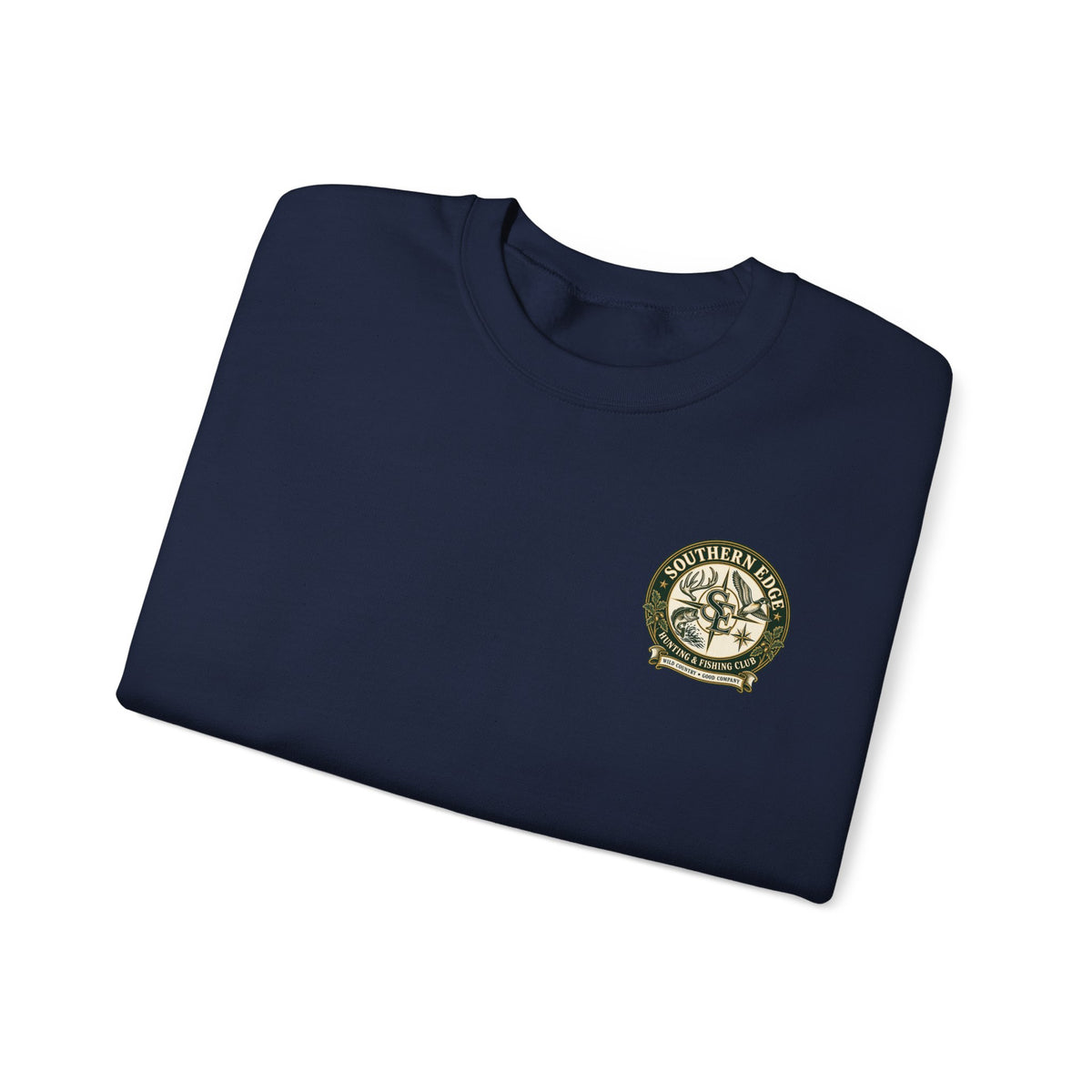 Hunting & Fishing Crewneck Sweatshirt — Southern Edge Club Logo