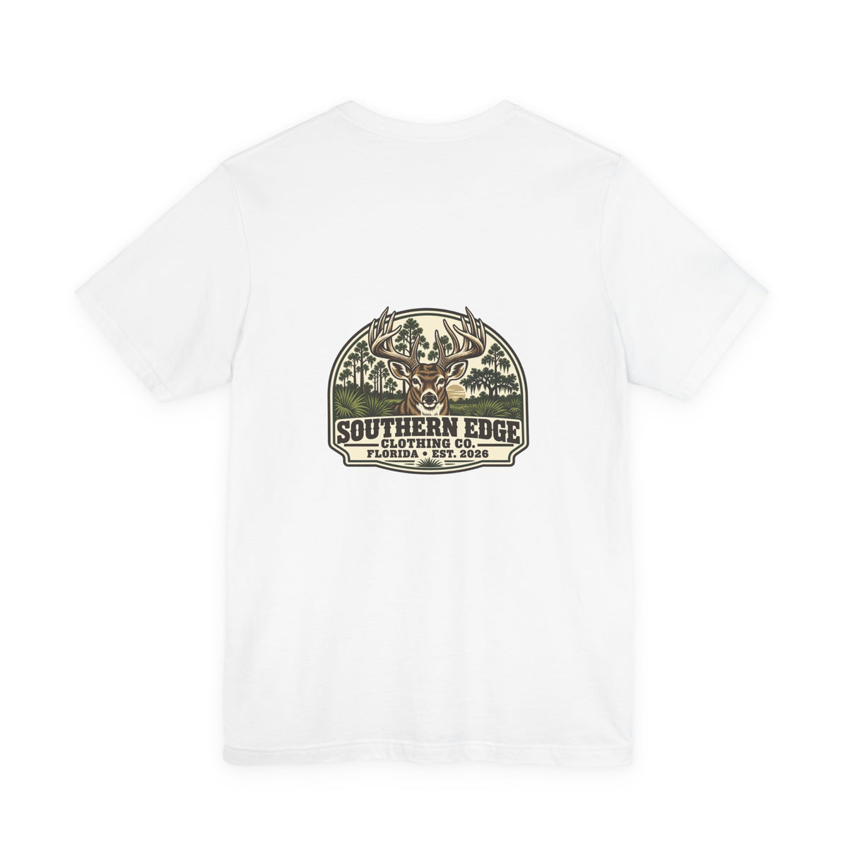 Vintage Southern Cabin Tee - Small Chest Graphic