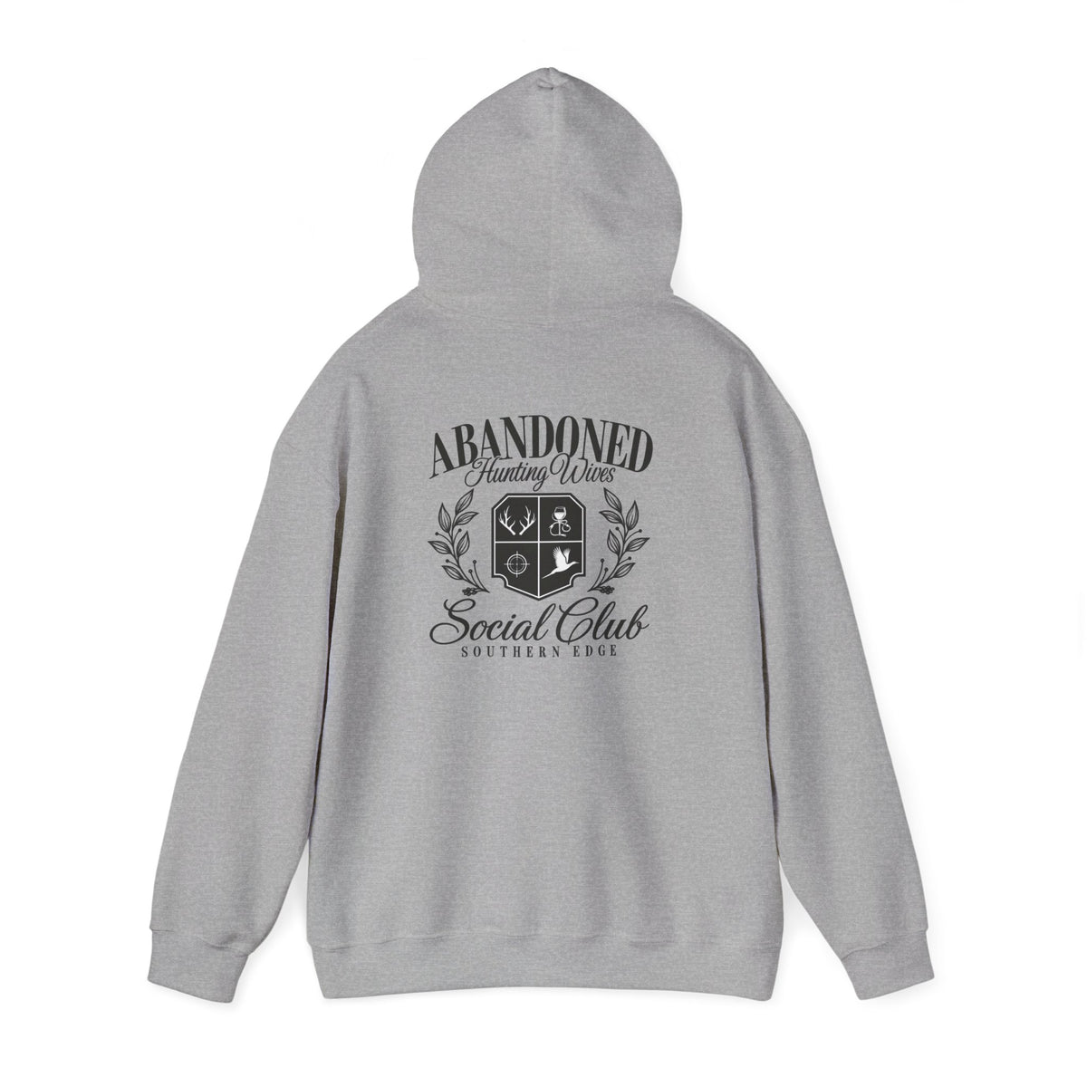 Hoodie — 'Loved & Lost' Memorial Crest Hooded Sweatshirt